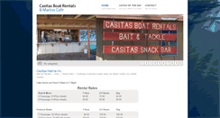 Desktop Screenshot of casitasboatrentals.com