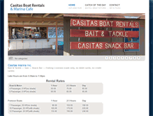 Tablet Screenshot of casitasboatrentals.com
